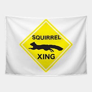 Squirrel crossing Tapestry