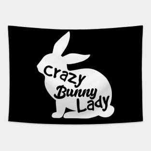 crazy bunny lady Tapestry