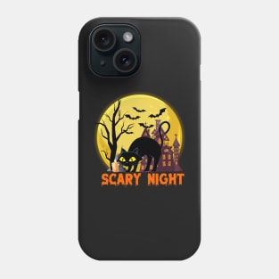 Scary Night Cat Phone Case