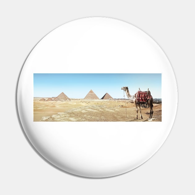 Camel and Pyramid Pin by kawaii_shop