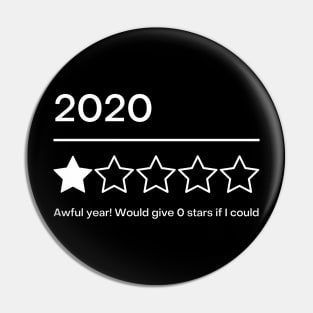 2020 Awful Year I Would Give 0 Stars If I Could Pin