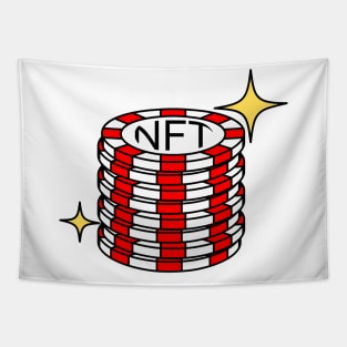 NFT Coins Red Tapestry