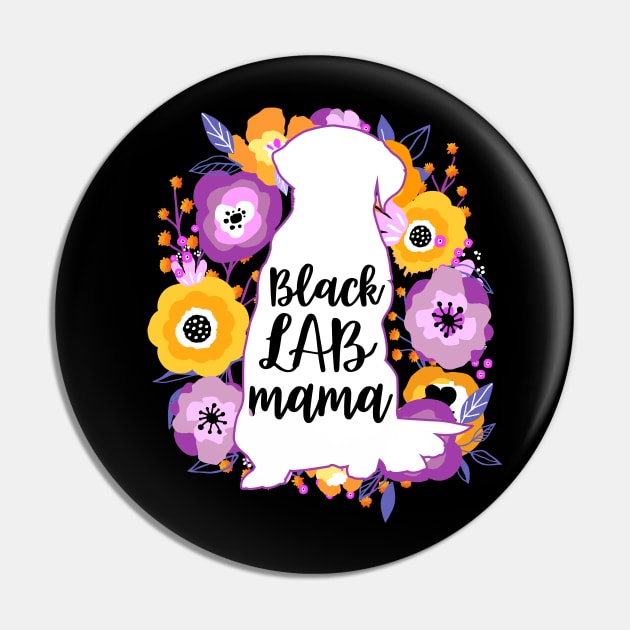 Black Lab Mama Pin by PrettyPittieShop