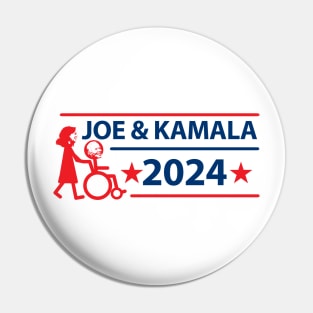 Joe and Kamala Humor 2024 Pin