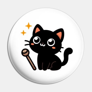 BLACK CAT TOY Pin