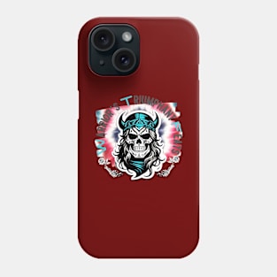 WTF Cool Viking Warrior Skeleton Phone Case