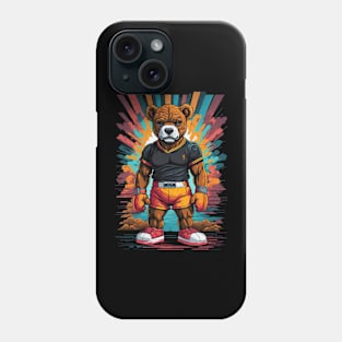 Boxer teddy bear Phone Case