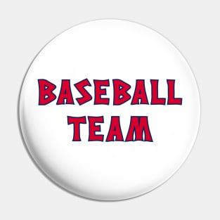 CLE Baseball Team - White 2 Pin