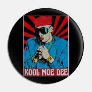 Kool Moe Dee 80s Pop Art Fan Art Pin