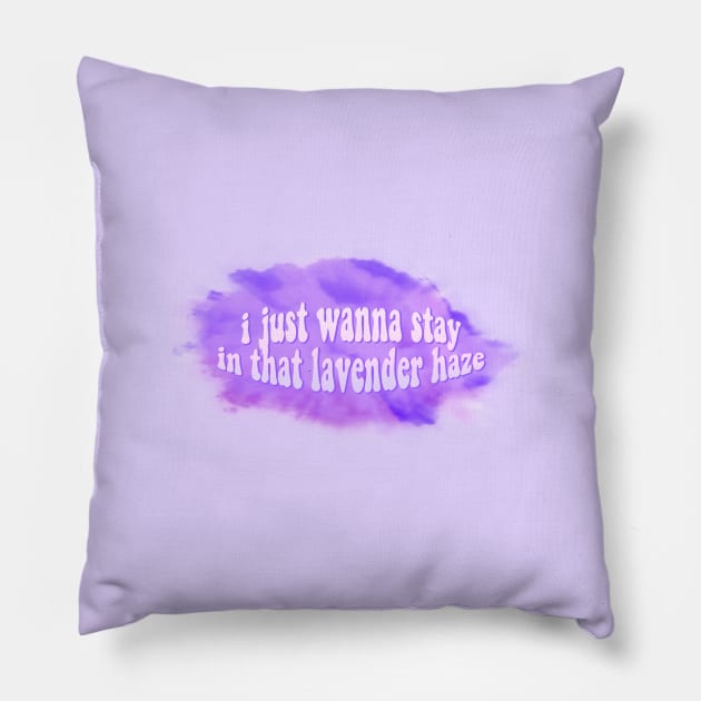 lavender haze Pillow by sadieillust