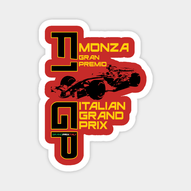 Italian F1 Grand Prix Monza Gran Premio F1-GP Magnet by CGD