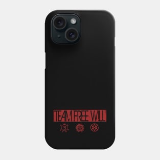 TEAM FREE WILL - SPN "Supernatural" Phone Case