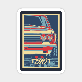 vintage datsun 510 Magnet