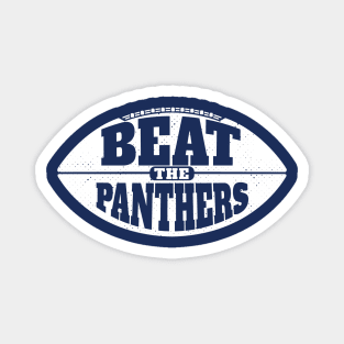 Beat the Panthers // Vintage Football Grunge Gameday Magnet