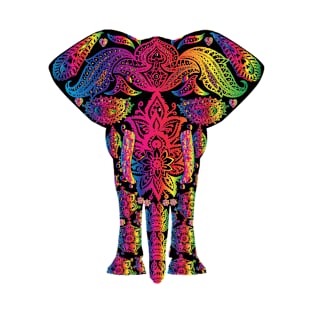 Indian Arts Style Elephant T-Shirt