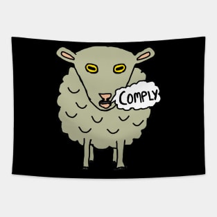 Comply Sheep Tapestry