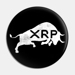 Ripple XRP Bullish Vintage Pin