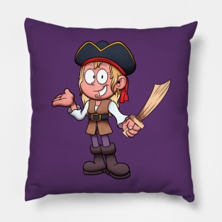 Pirate Girl Pillow