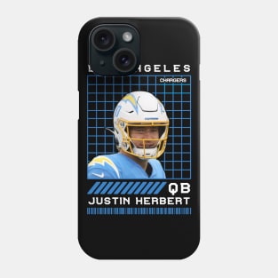 JUSTIN HERBERT - QB - LOS ANGELES CHARGERS Phone Case