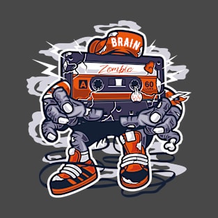 Zombie Cassette Tape T-Shirt