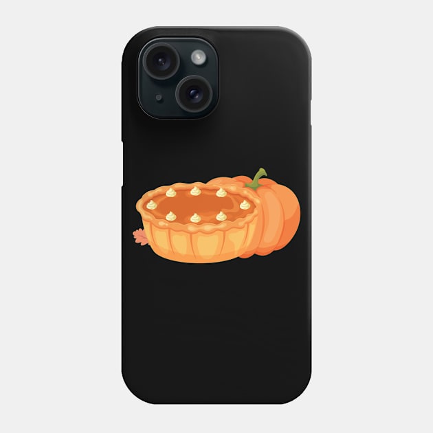 Pumpkin Pie Thanksgiving Phone Case by Walkowiakvandersteen