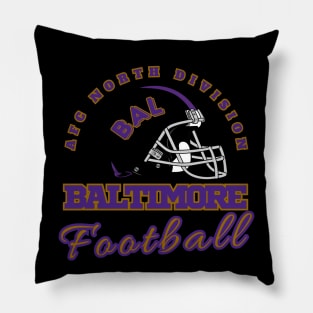 Baltimore Football Vintage Style Pillow