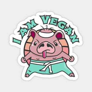 I am vegan. Magnet