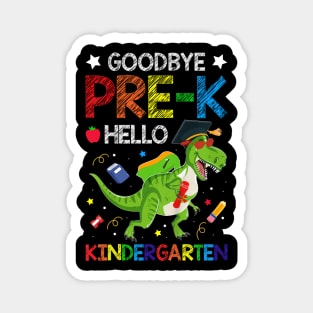 Kids Goodbye Pre-K Hello Kindergarten Graduation Class Of 2024 Magnet