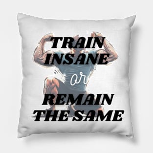 WORKOUT: TRAIN INSANE OR REMAIN THE SAME! Pillow