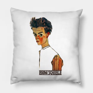 Egon Schiele Self-Portrait Pillow