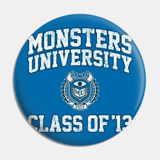 Monsters University Class of 13 (Variant) Pin by huckblade