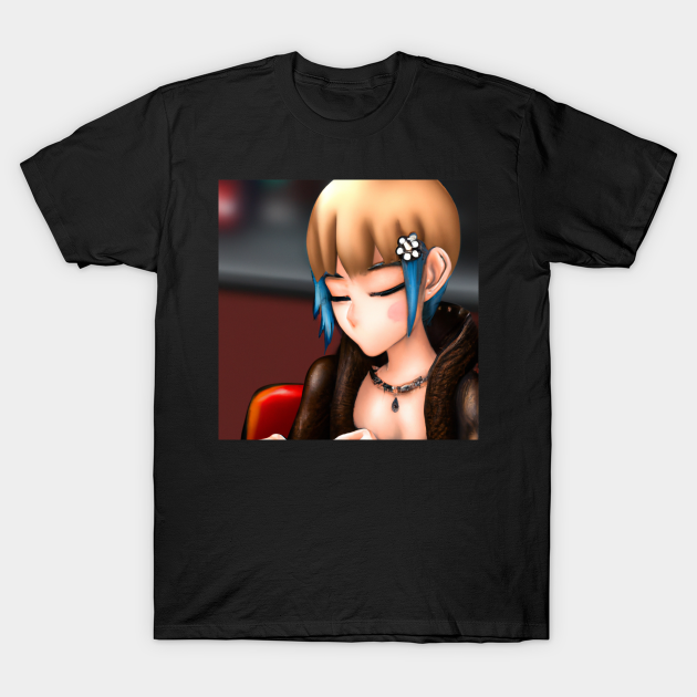 Anime Girl Waiting For Coffee - Anime - T-Shirt | TeePublic Anime Girl Waiting For Coffee - Anime - T-Shirt | TeePublic