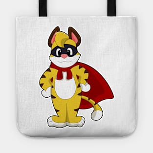 Tiger as Hero with Mask & Cape Tote