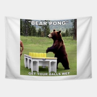 Bear Pong Tapestry