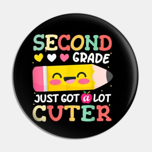 2nd Grade Back to School Shirt just got a lot cuter 1st day Pin