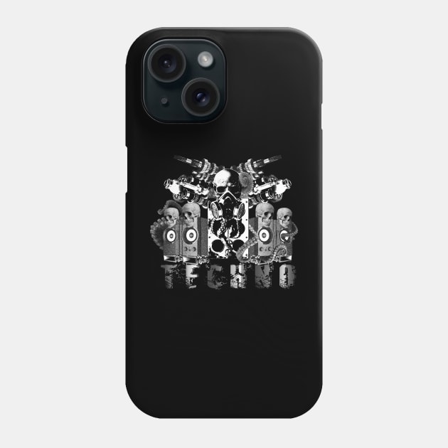 Techno Hardstyle Gabba Frenchcore Style Phone Case by shirtontour