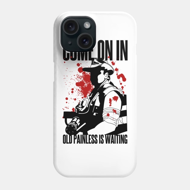 Blaine - Come on in Old Painless is Waiting Phone Case by Meta Cortex