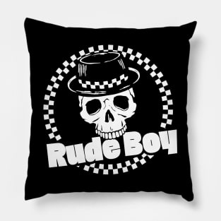 RudeBoy Skull Pillow