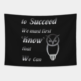 To Succeed we must first know we can Tapestry