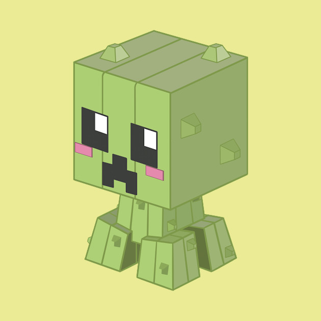 Shy Creeper - Minecraft - Phone Case