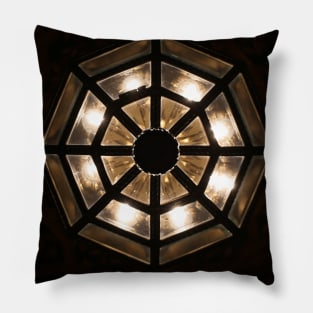 Shine Bright Dark Night - Geometry of Light Pillow