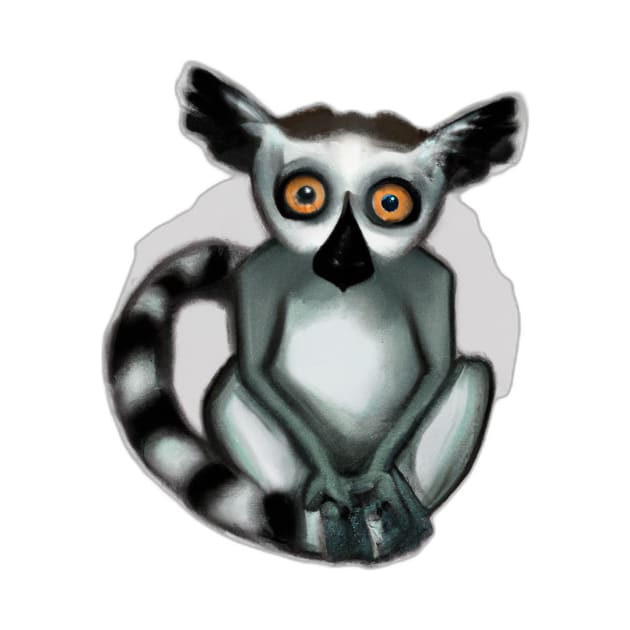 Cute Lemur Drawing by Play Zoo