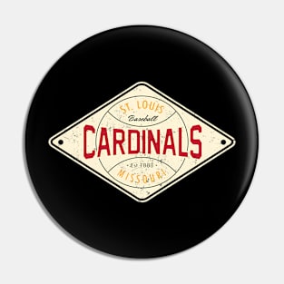 St Louis Cardinals Diamond 2 By Buck Pin