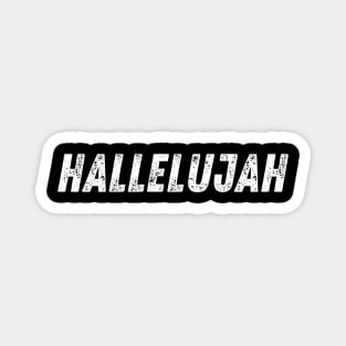 Hallelujah Christian Quote Magnet