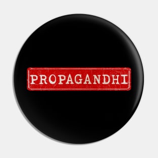 vintage retro plate Propagandhi Pin