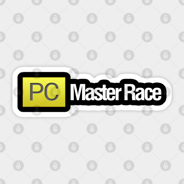 PC Master Race - gaming at its best - Pc Master Race - Sticker