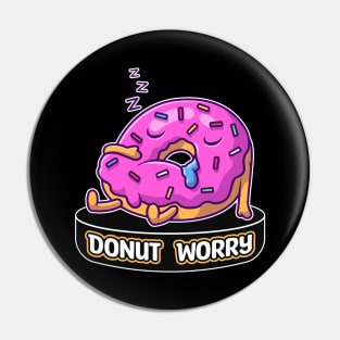 Donut Worry, Sweet Dreams: Sleepy Donut Pin