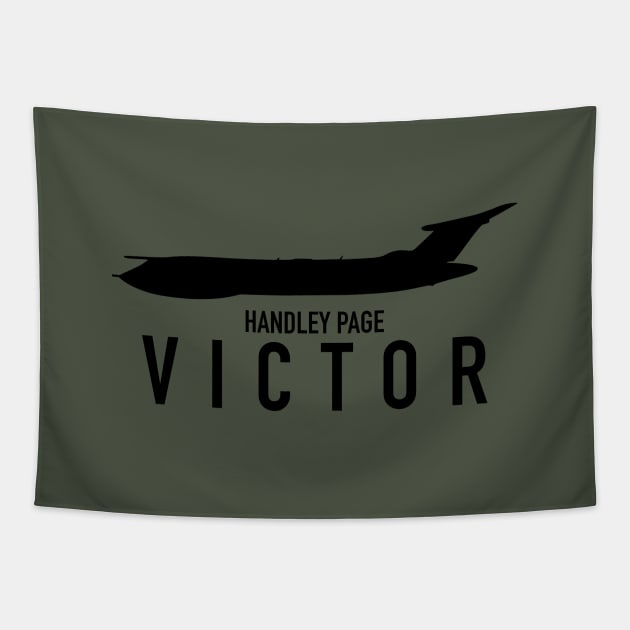 RAF Victor Tanker Tapestry by Tailgunnerstudios