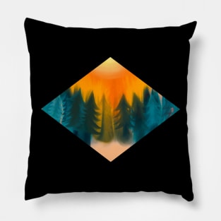 Forest Sunset Pillow