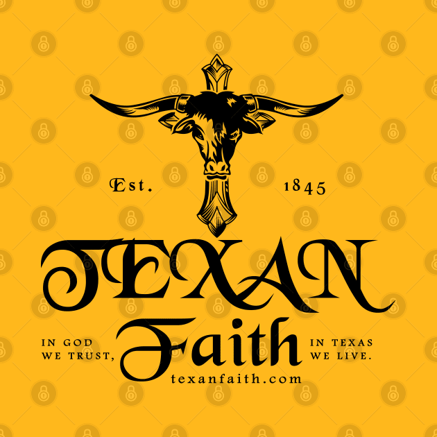 Texan Faith - HornCross Cross black by texan faith